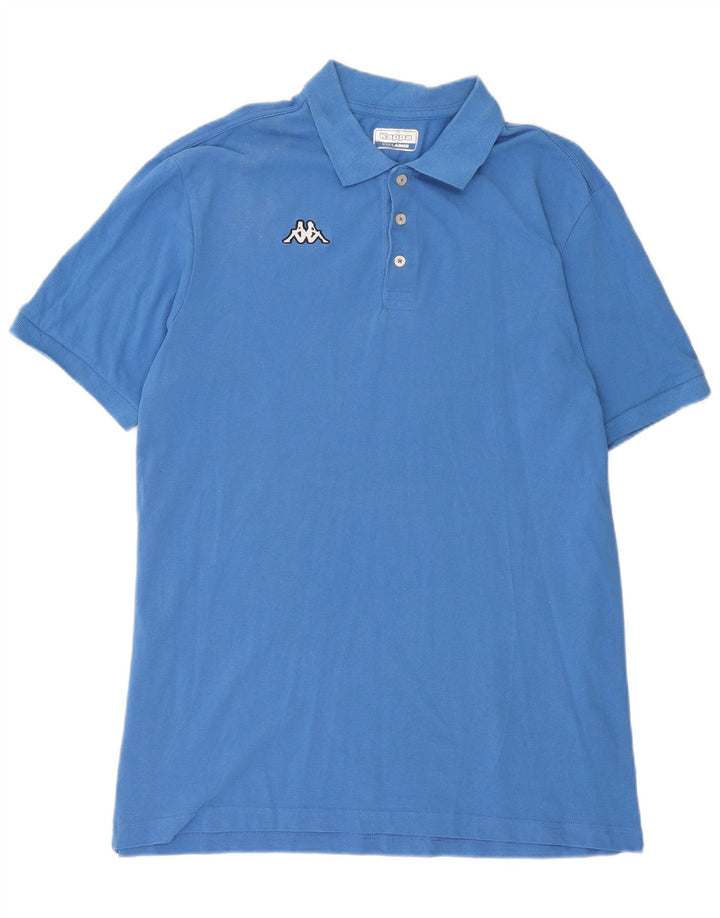 Camisa polo masculina Kappa 3XL algodão azul