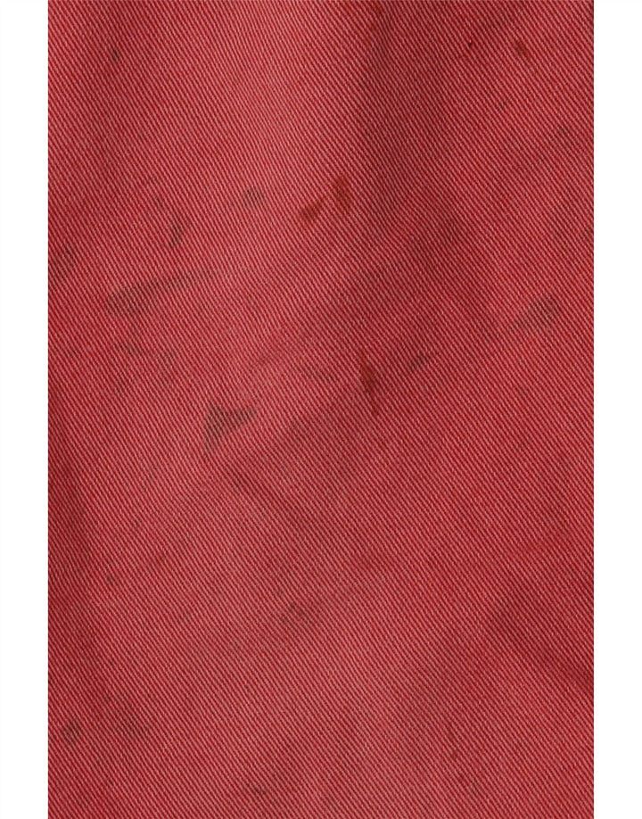 Calça jeans masculina Marks & Spencer Blue Harbor cortada W38 L24 algodão vermelho
