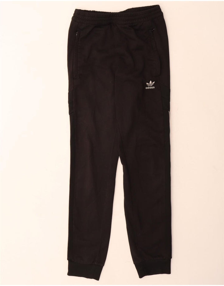 Adidas Mens Graphic Treino Calça Joggers Pequeno Poliéster Preto