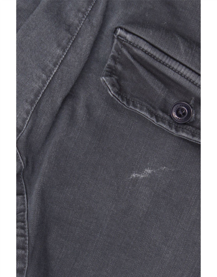 REPLAY Masculino Jaan Cargo Slim Jeans W30 L30 Azul Marinho Algodão