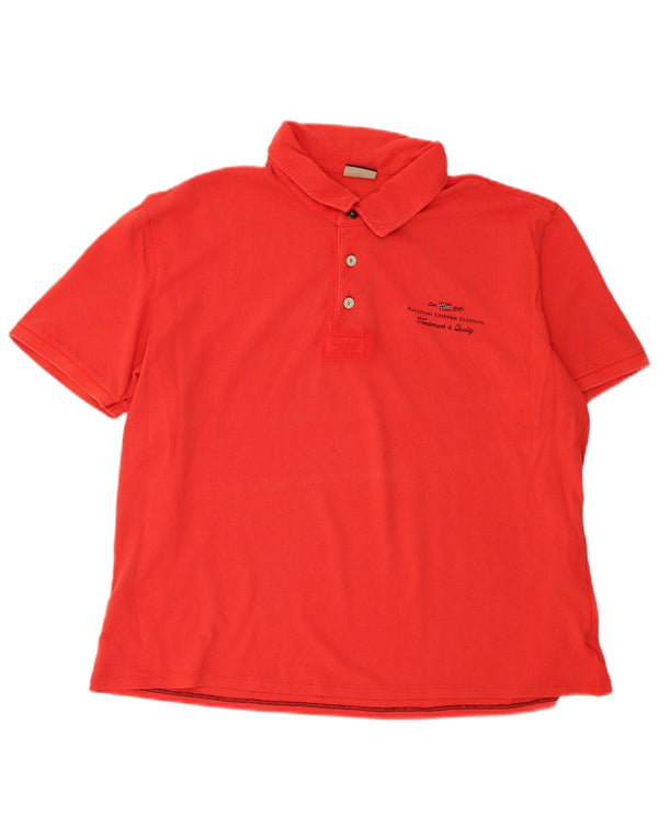 Camisa polo masculina Napapijri 3XL algodão vermelho