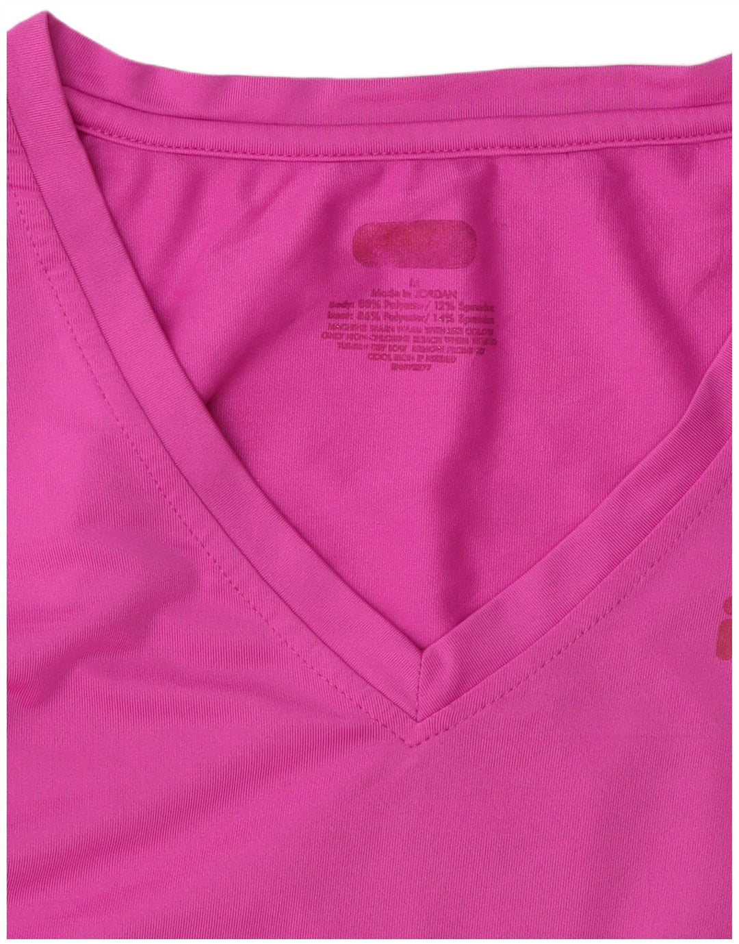 Fila Camiseta Feminina Top UK 12 Médio Poliéster Rosa