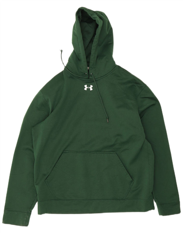 Under Armour Mens Hoodie Jumper Grande Poliéster Verde