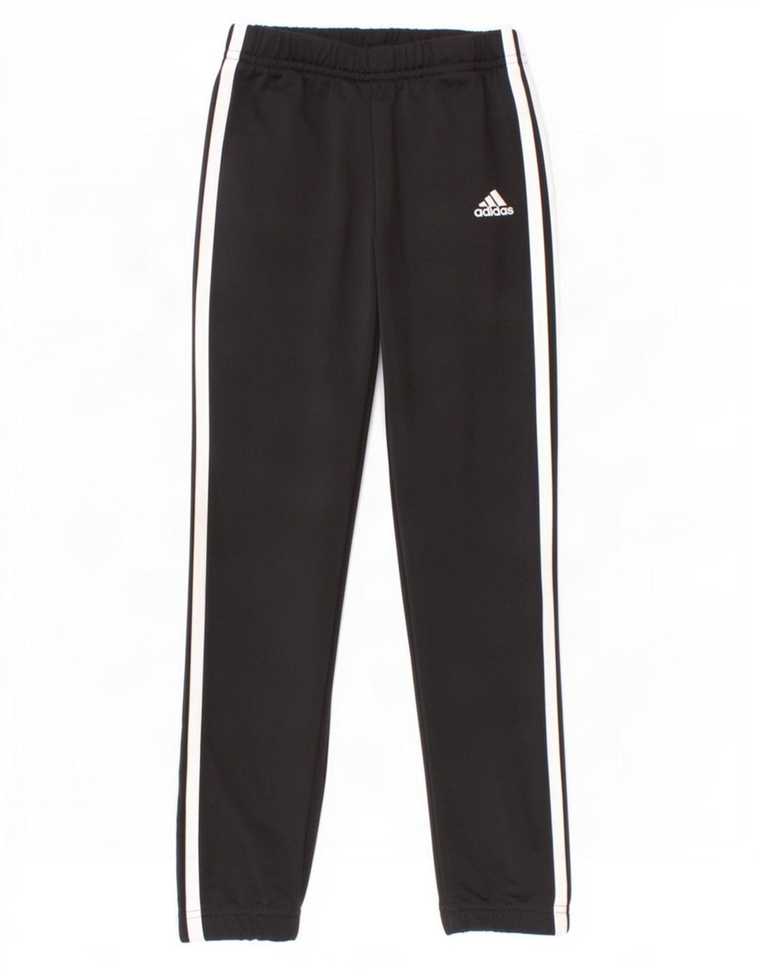Adidas meninos calças de treino joggers 5-6 anos preto poliéster