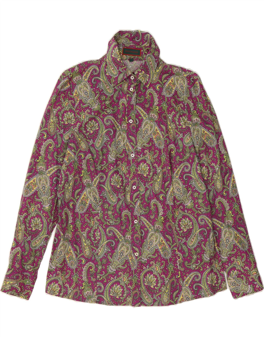 REITMAYER Womens Shirt EU 44 XL Purple Paisley Cotton Vintage Reitmayer and Second-Hand Reitmayer from Messina Hembry 