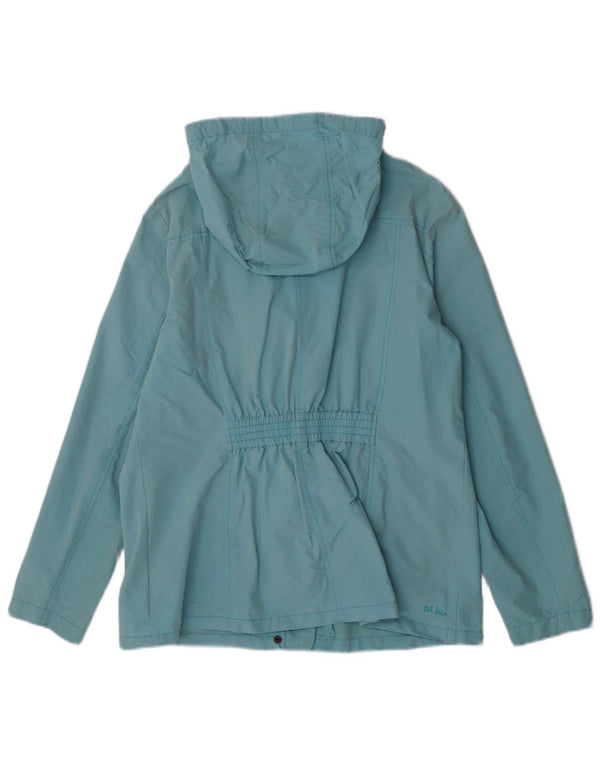 Jaqueta Duffle com capuz para meninas Fat Face 15-16 anos algodão azul