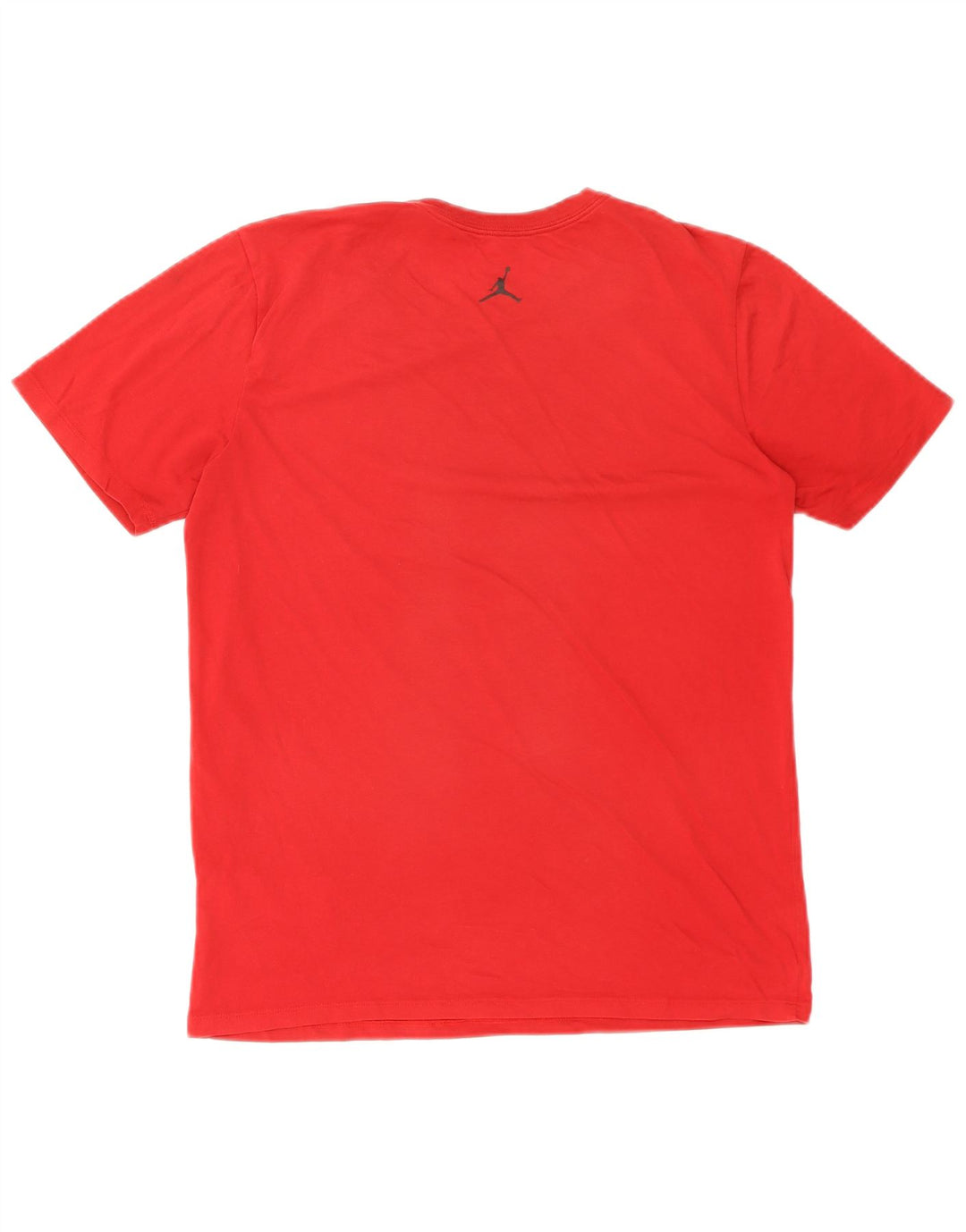 JORDAN Camiseta masculina Dri Fit gráfica top médio algodão vermelho