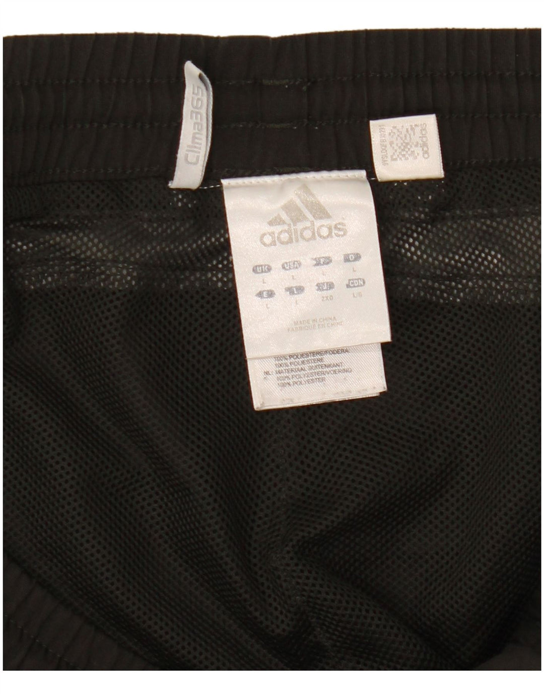 Adidas Masculino Clima 365 Shorts De Natação Grande Preto Colorblock Poliéster