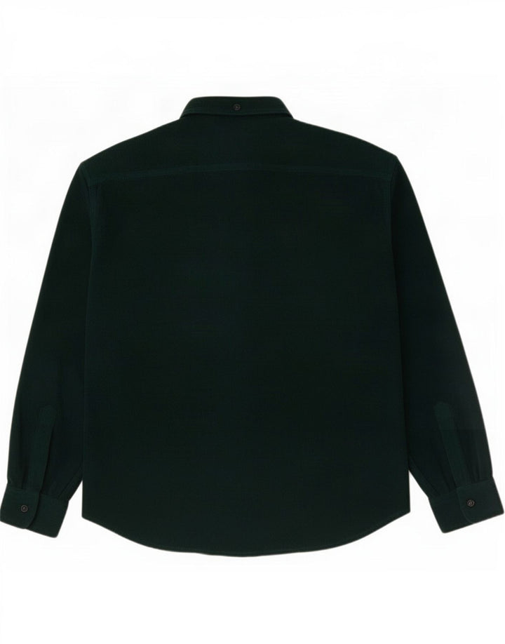 Camisa de lã masculina Fila IT 50 verde médio