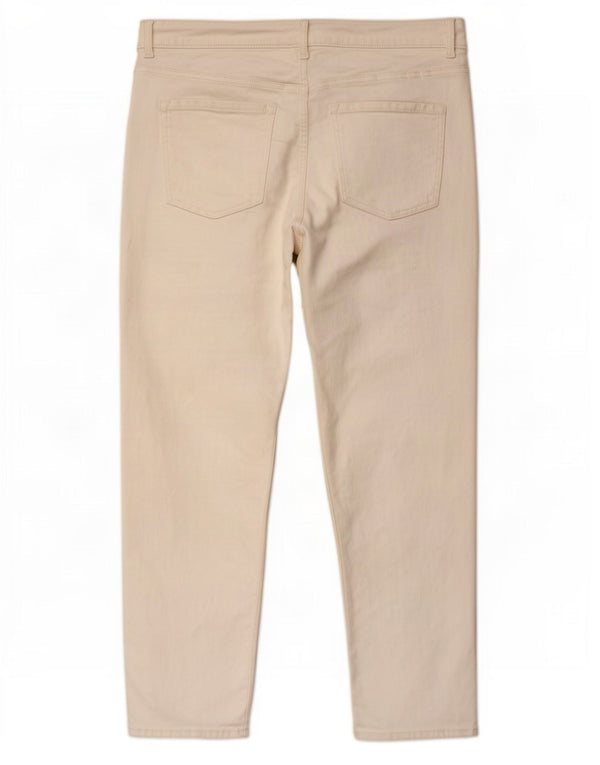 Marks & Spencer Feminino The Lily Slim Jeans Reino Unido 22 3XL W40 L29 Branco