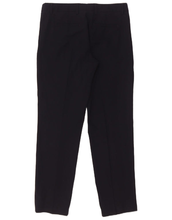 Calça feminina Marks & Spencer Reino Unido 10 pequena W30 L29 azul marinho