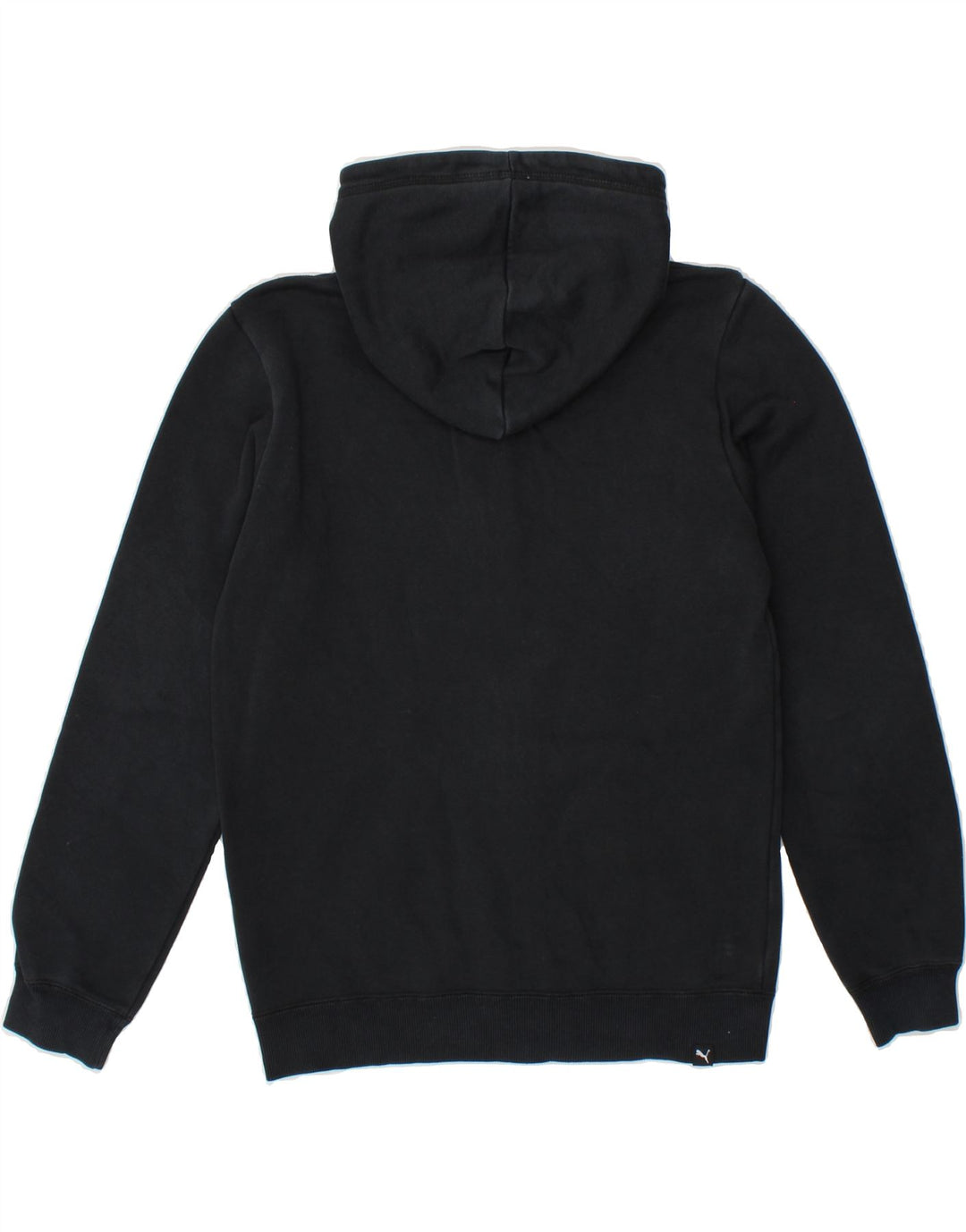 PUMA Boys Graphic Zip Hoodie Sweater 13-14 Years XL Black Cotton Vintage Puma and Second-Hand Puma from Messina Hembry 