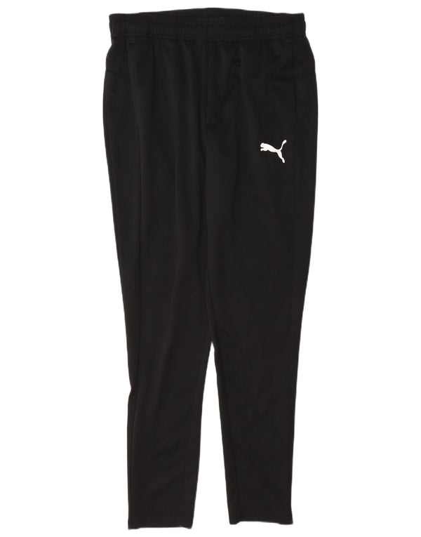 Calça de treino masculina Puma grande poliéster preto