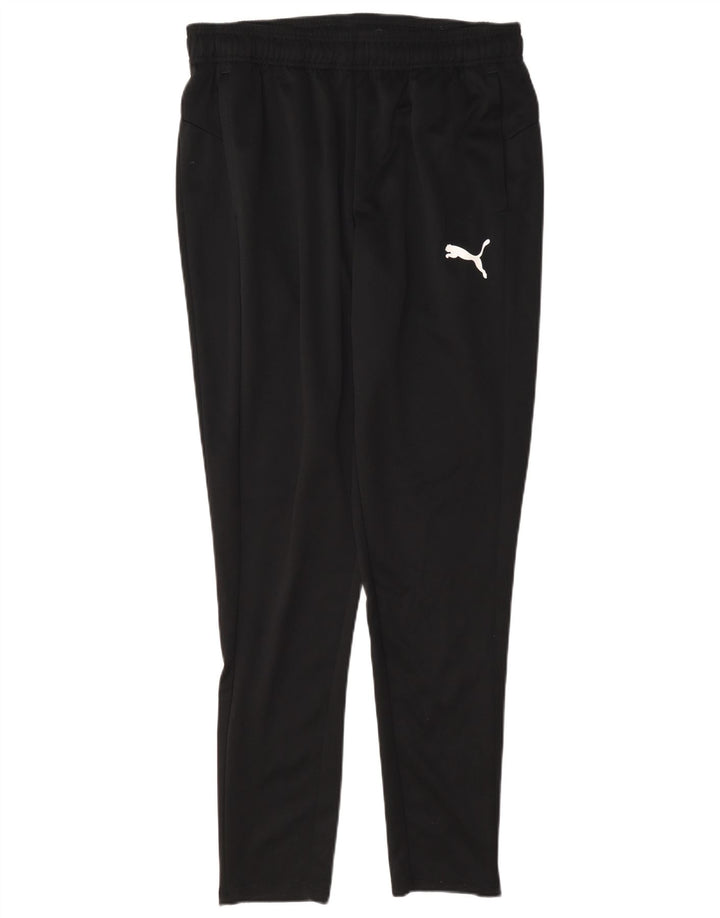 Calça de treino masculina Puma grande poliéster preto