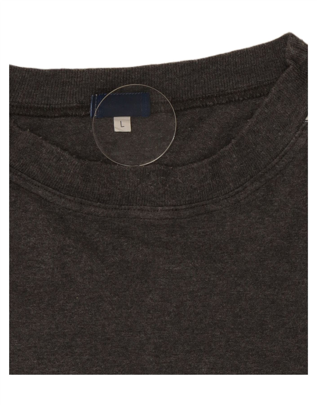 Camiseta masculina Asics Top grande algodão cinza