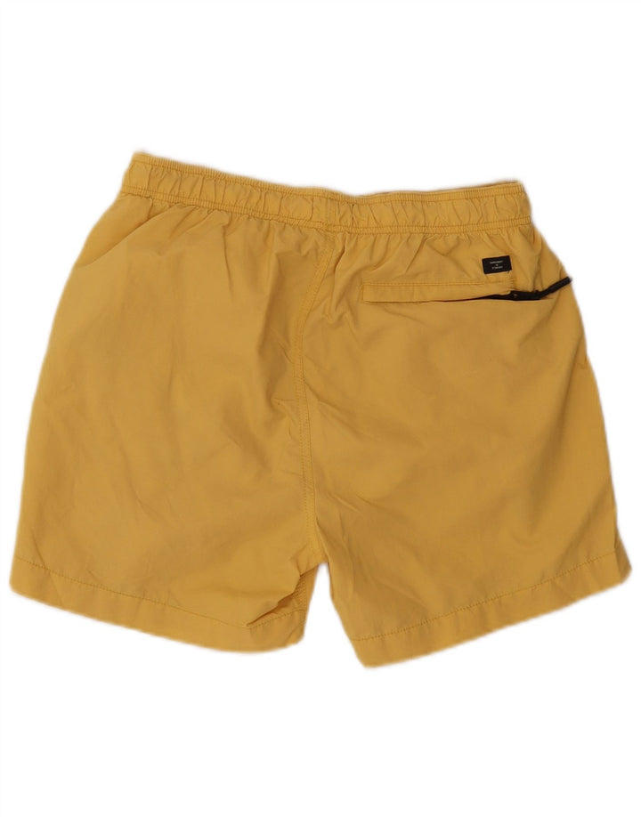 Shorts de natação masculino Superdry médio amarelo nylon