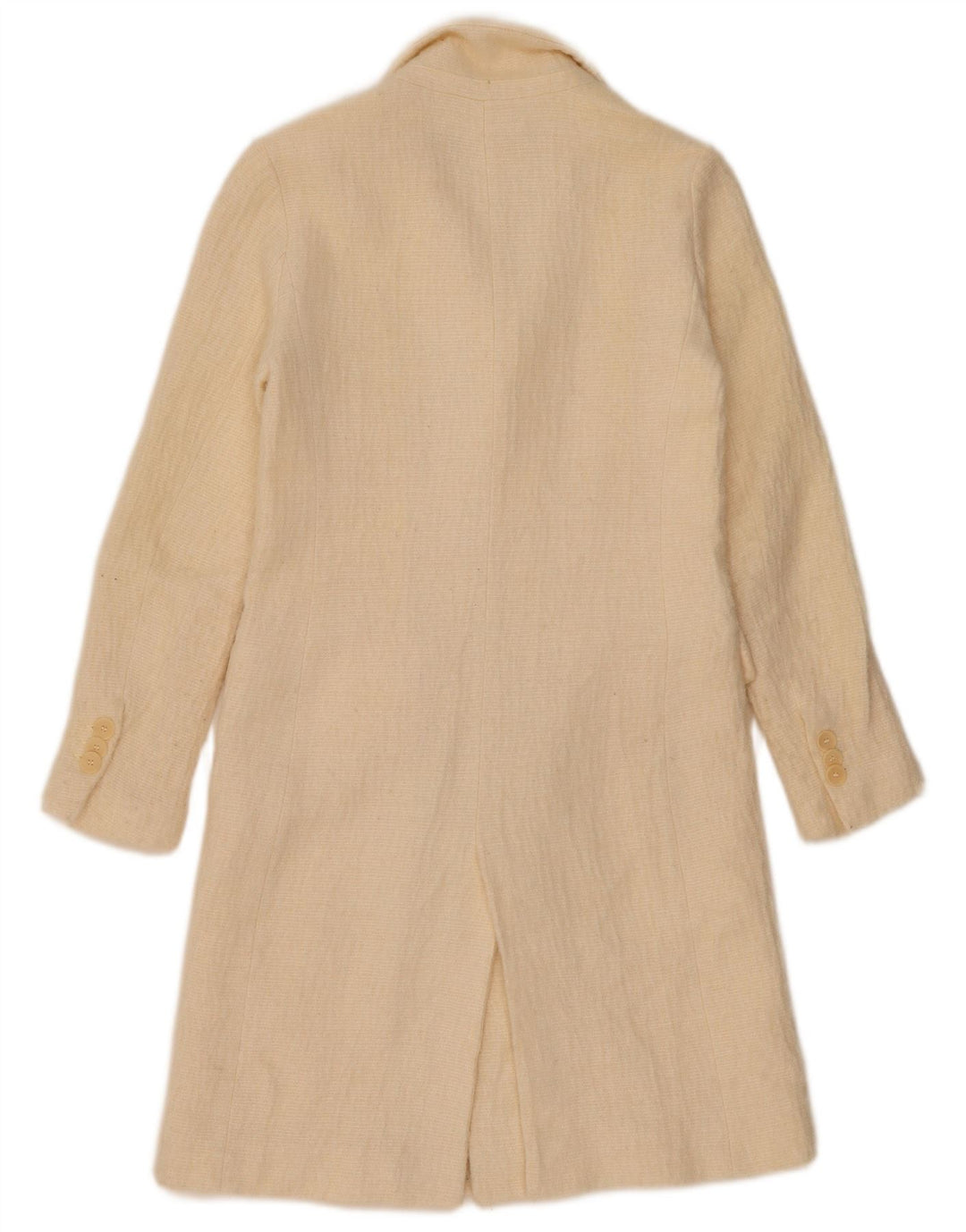 Sobretudo feminino Zara UK 6 XS lã branca