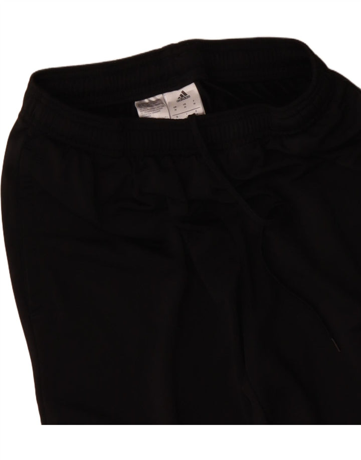 Calças de treino masculinas ADIDAS poliéster preto médio