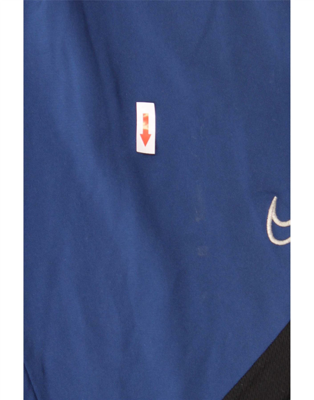Calça de treino masculina Nike Dri Fit médio azul marinho colorblock poliéster