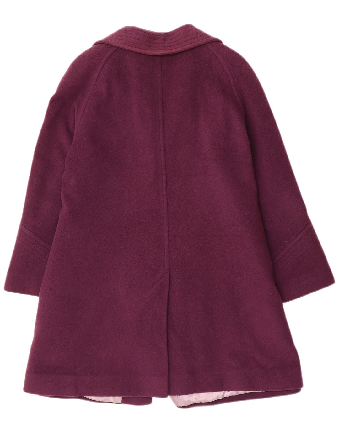 Sobretudo feminino JACQUES VERT UK 18 XL lã roxa