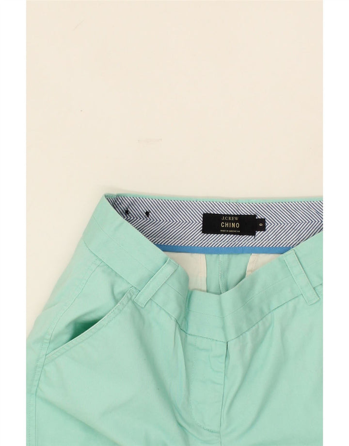 J. CREW Womens Hot Pants US 0 XS W25 Turquoise Cotton Vintage J. Crew and Second-Hand J. Crew from Messina Hembry 