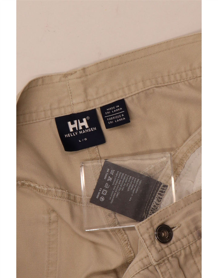 Helly Hansen Mens Bermuda Shorts Grande W34 Algodão Bege