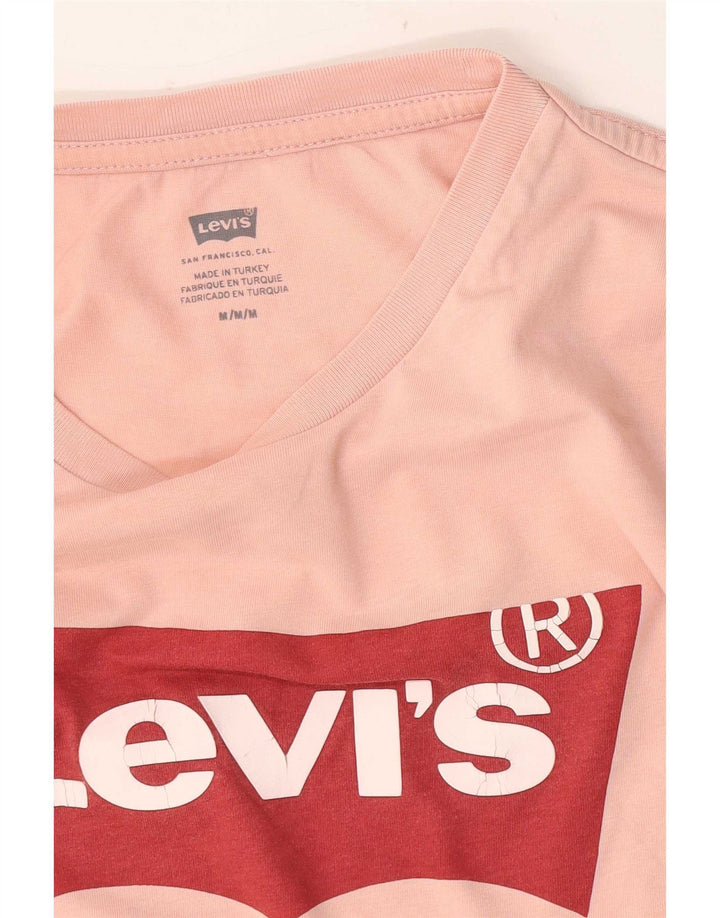 Camiseta gráfica masculina Levi's rosa médio