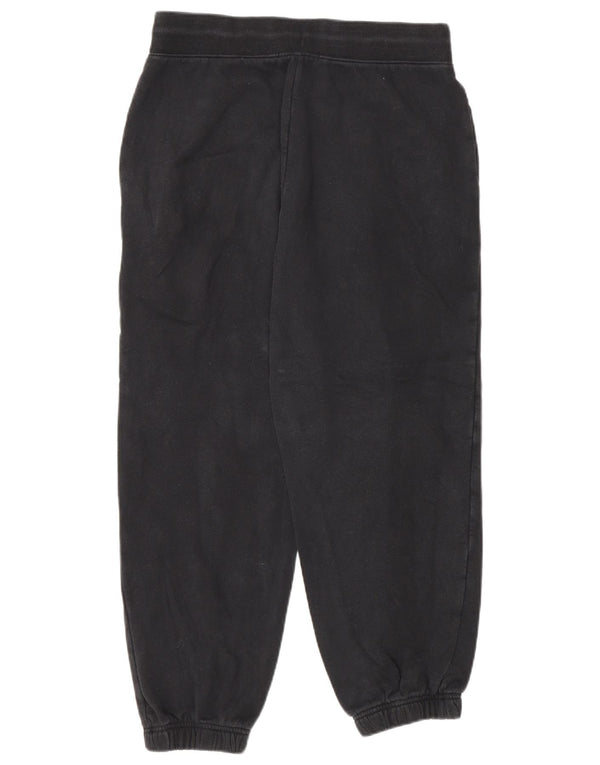 Calça de treino feminina Marks & Spencer Joggers Reino Unido 12 algodão preto médio