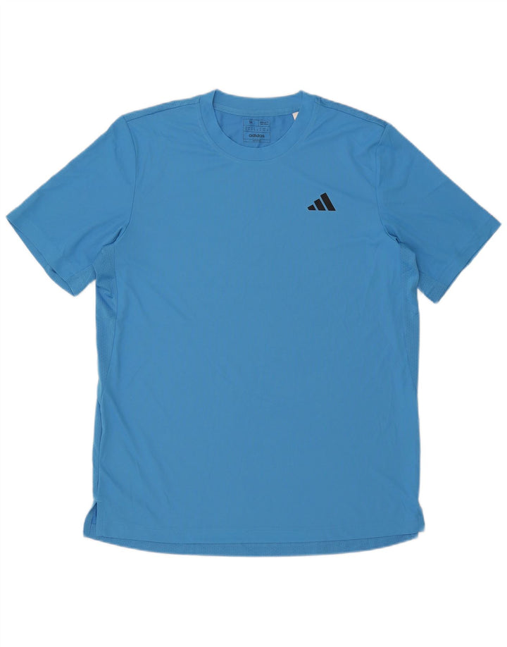 Camiseta Adidas Masculina Aeroready Regular Fit Top Azul Médio