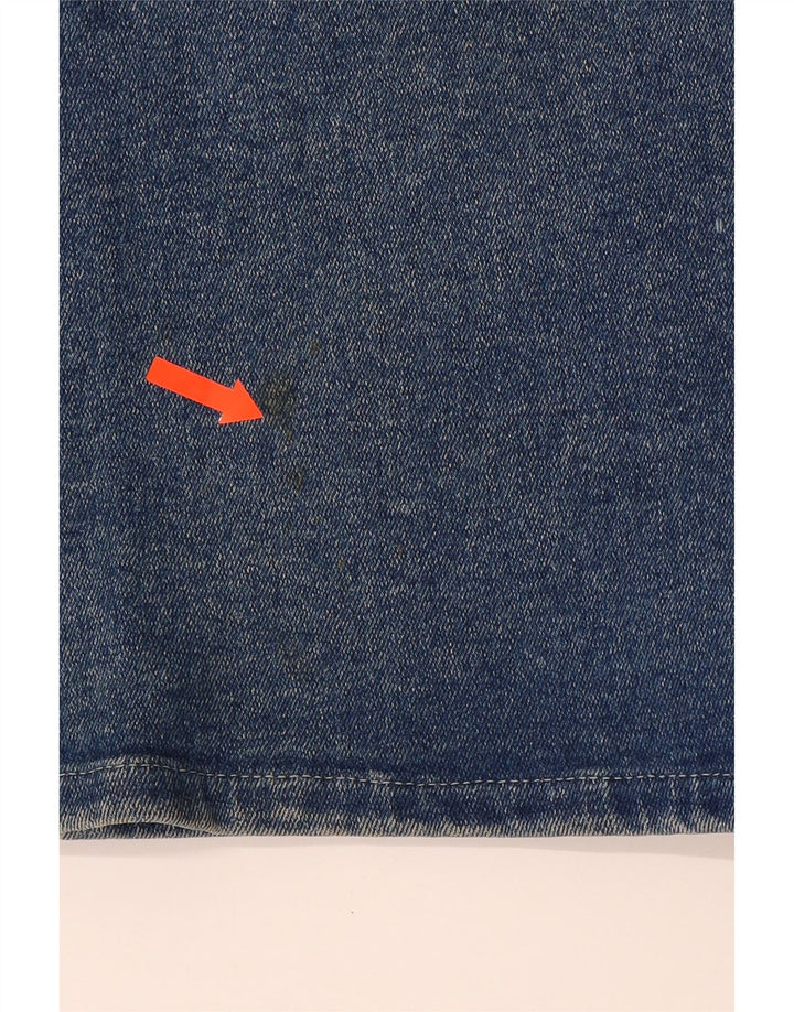 Saia jeans feminina MASH IT 42 médio W32 algodão azul