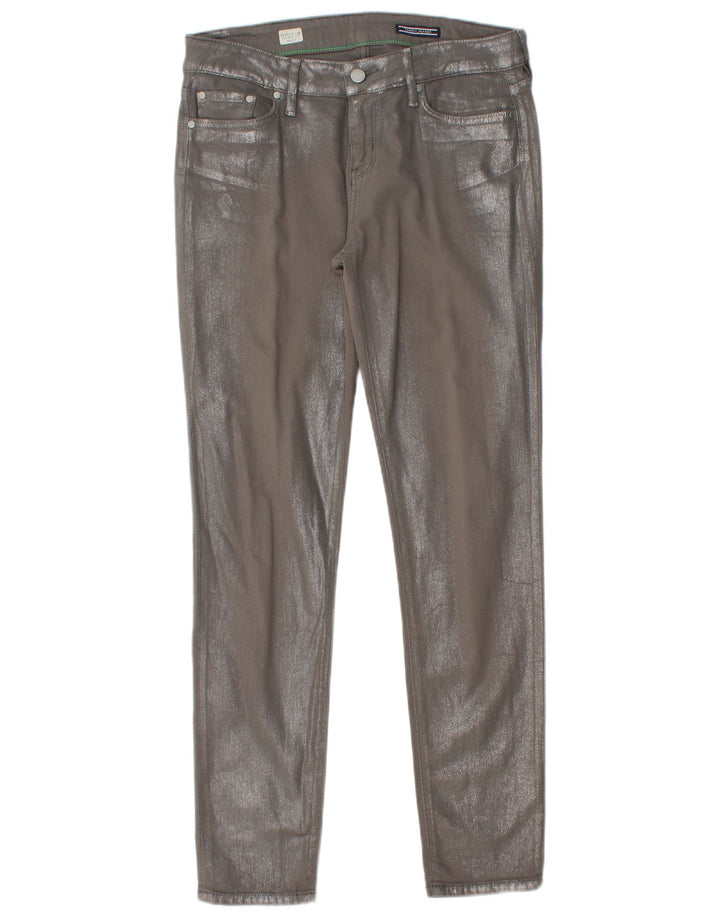 TOMMY HILFIGER Jeans feminino Venice LW skinny W30 L30 algodão cinza