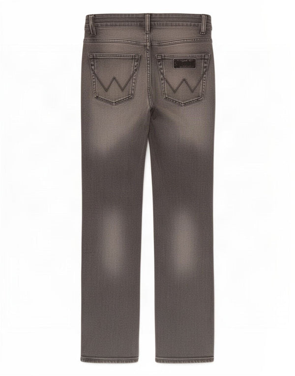 Wrangler Masculino Skanders Straight Jeans W30 L30 Cinza Algodão