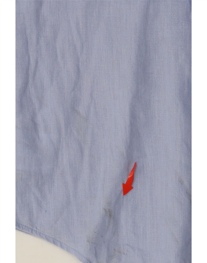 Camisa masculina RALPH LAUREN 2XL linho azul