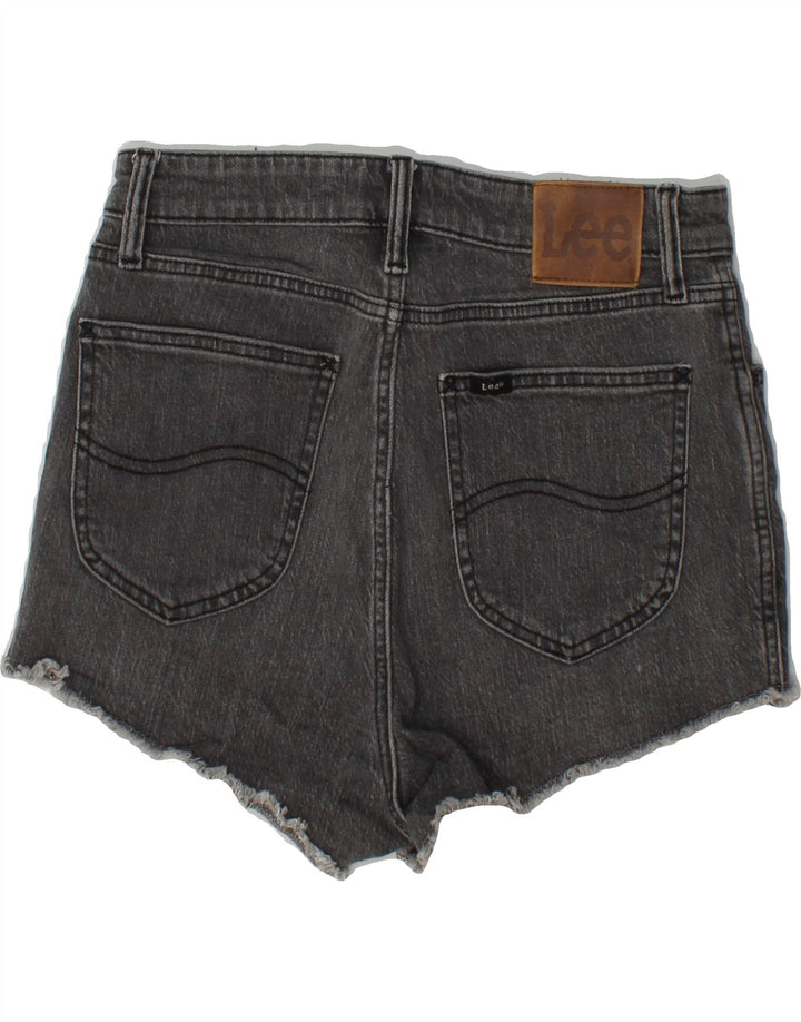 LEE Womens Denim High Waist Hot Pants W29 Medium Grey Cotton Vintage Lee and Second-Hand Lee from Messina Hembry 
