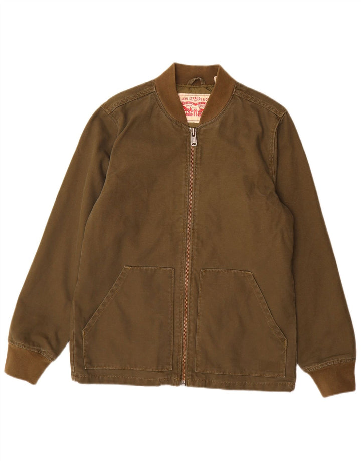 Jaqueta bomber masculina Levi's UK 36 pequena cáqui