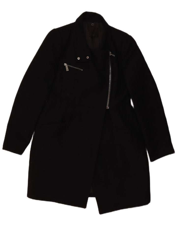 Sobretudo feminino Pinko UK 12 lã preta média