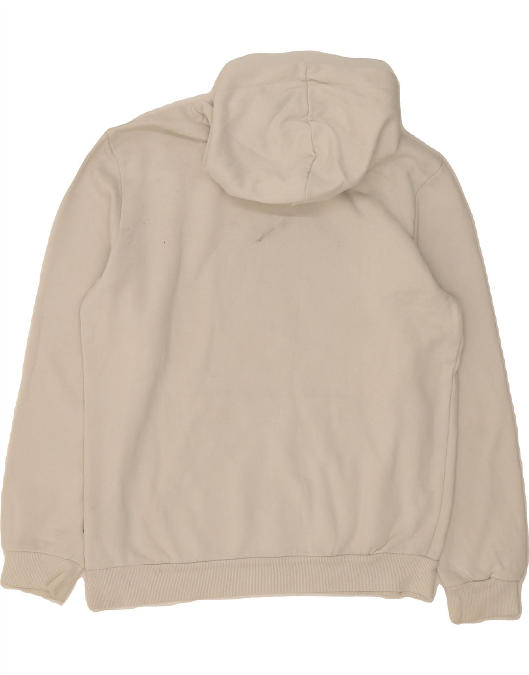 PUMA Mens Graphic Hoodie Jumper Medium White Cotton Vintage Puma and Second-Hand Puma from Messina Hembry 