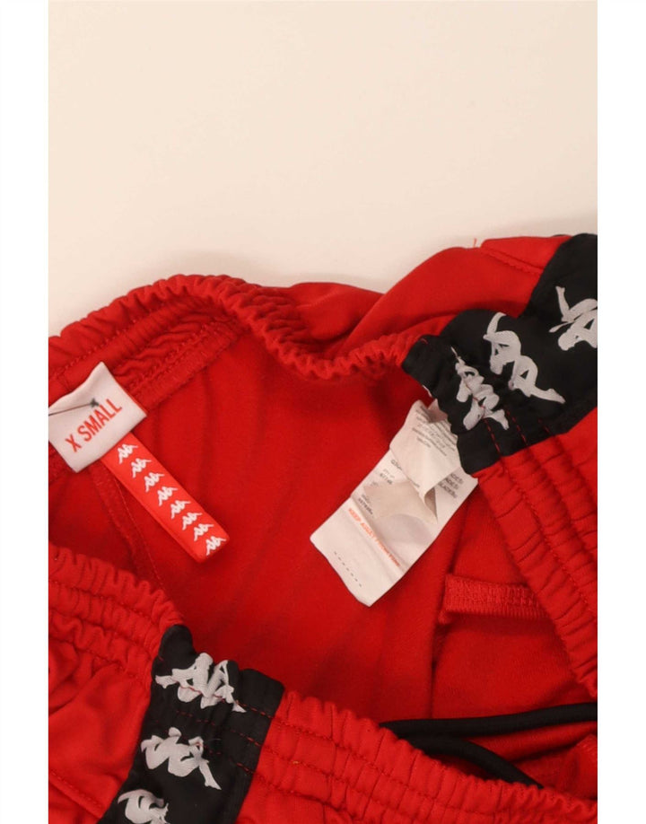 Calça feminina Kappa Graphic Flare XS poliéster vermelho