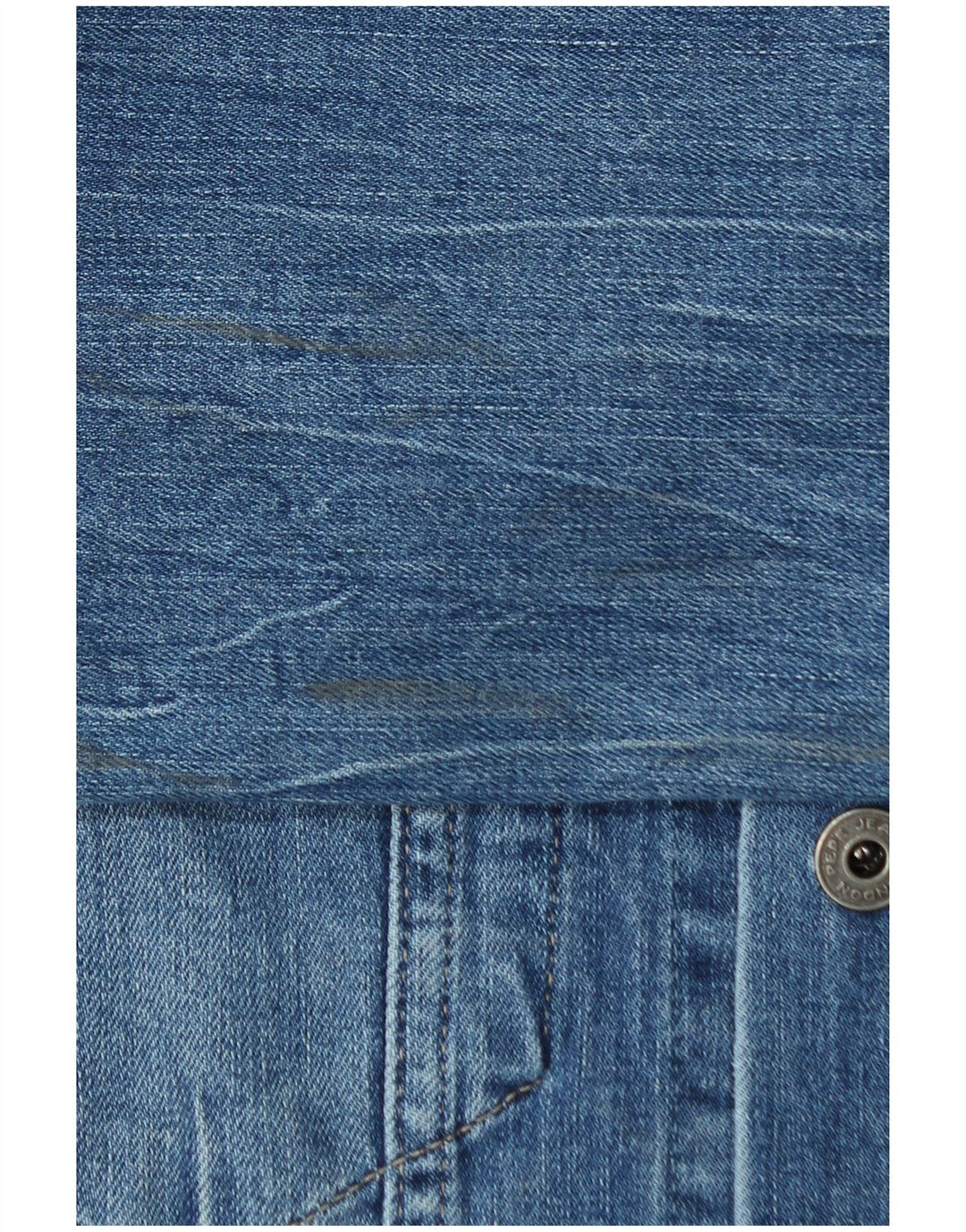 Jaqueta jeans masculina PEPE Jeans UK 40 grande algodão azul