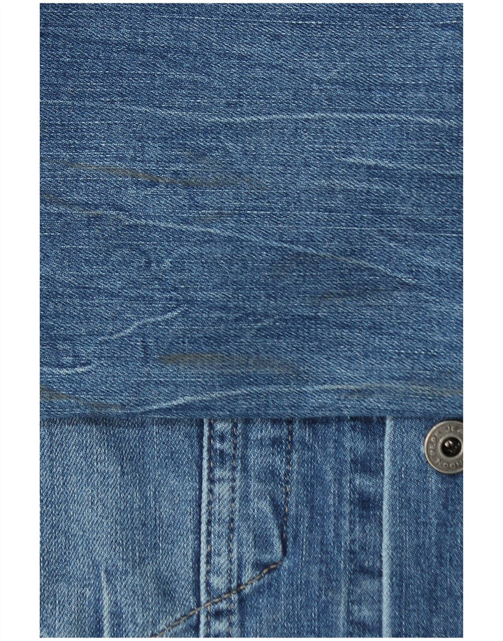 Jaqueta jeans masculina PEPE Jeans UK 40 grande algodão azul