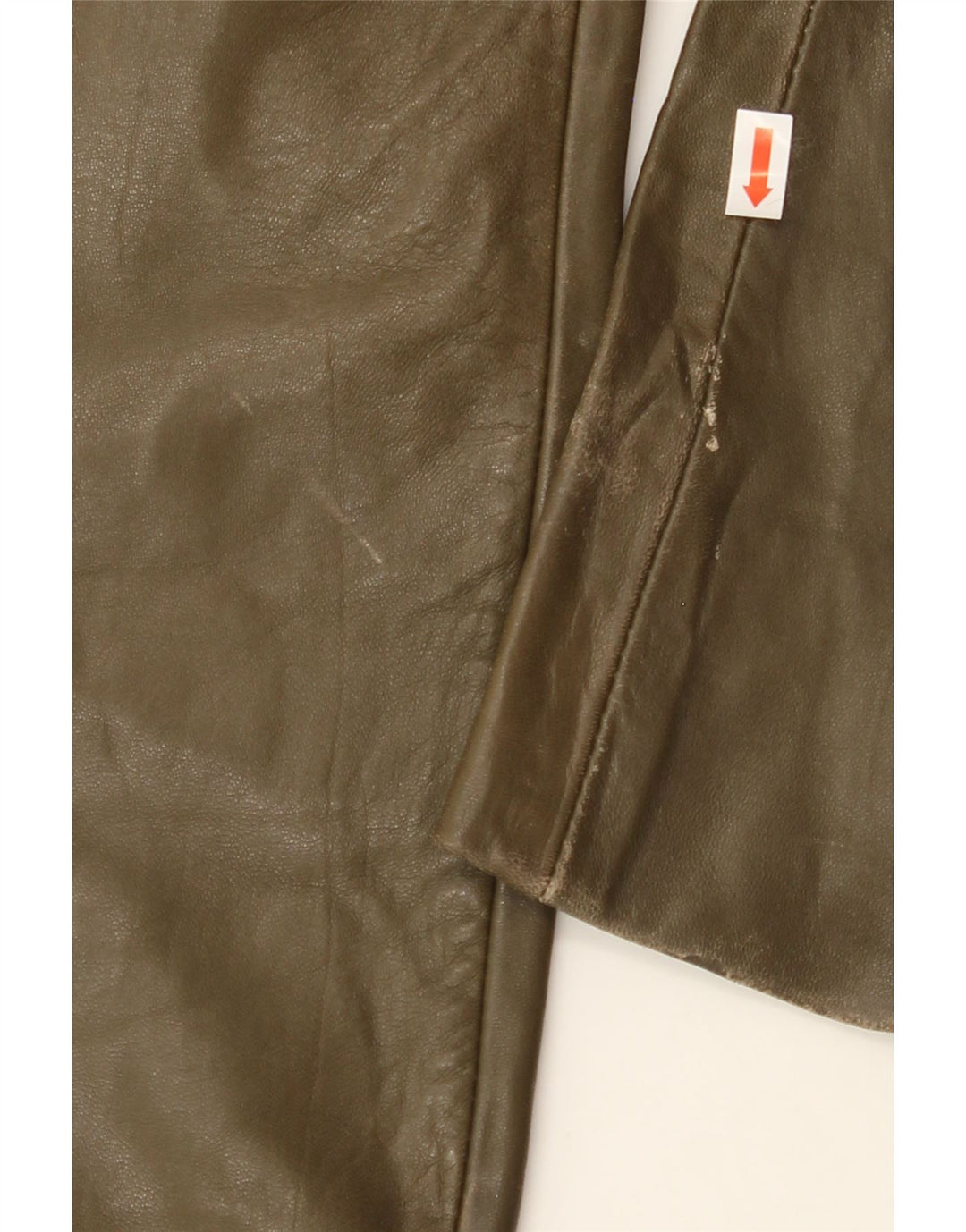 VINTAGE Womens Straight Casual Trousers W28 L28 Green Vintage Vintage and Second-Hand Vintage from Messina Hembry 
