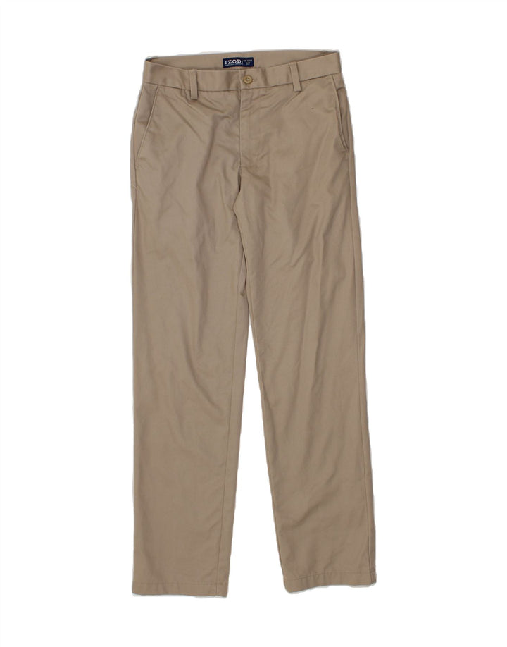 IZOD Mens Slim Fit Chino Trousers W29 L32 Beige Cotton Vintage Izod and Second-Hand Izod from Messina Hembry 