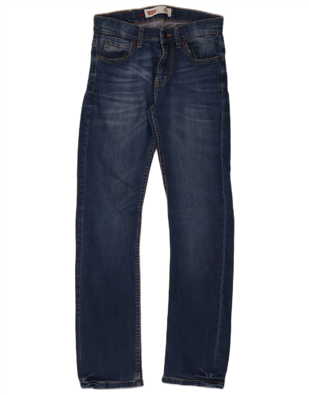 Levi's Meninos 511 Slim Jeans 13-14 Anos W26 L29 Azul Algodão