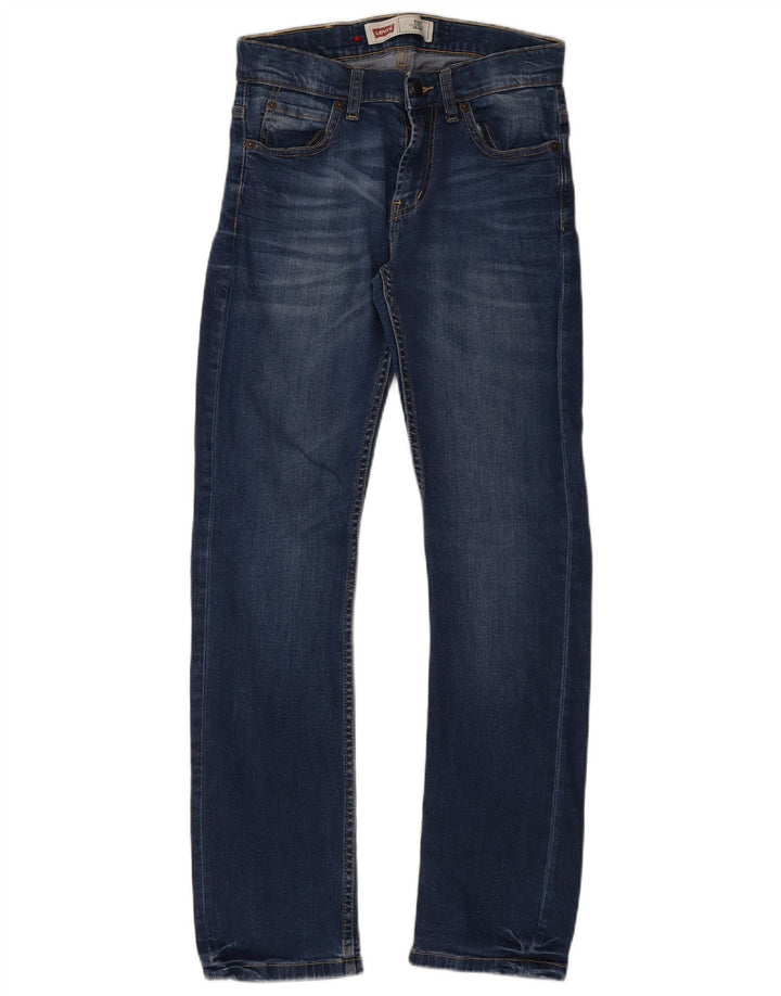 Levi's Meninos 511 Slim Jeans 13-14 Anos W26 L29 Azul Algodão
