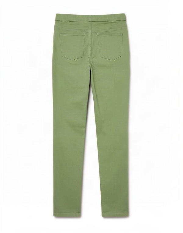 Calça jeans feminina Marks & Spencer UK 12 médio W30 L29 algodão verde