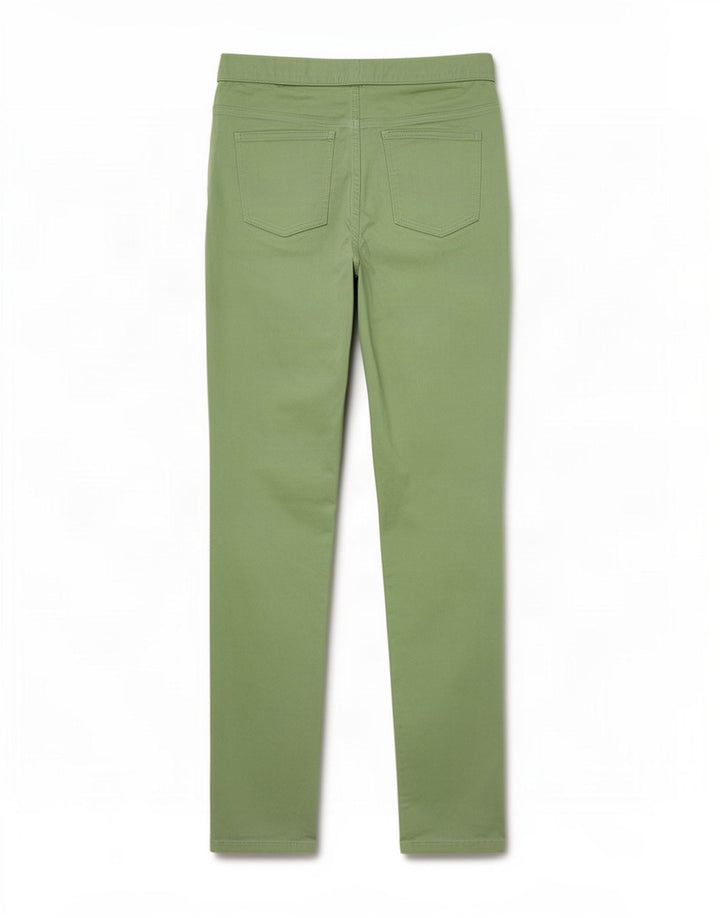 Calça jeans feminina Marks & Spencer UK 12 médio W30 L29 algodão verde