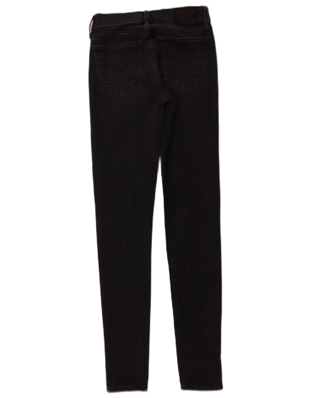 Calça jeans feminina LEVI'S 710 Super Skinny W25 L30 algodão preto