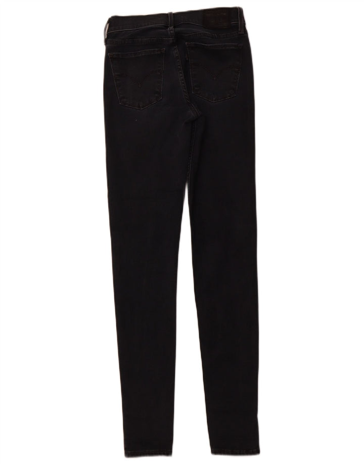 Calça jeans feminina LEVI'S 710 Super Skinny W25 L30 algodão preto