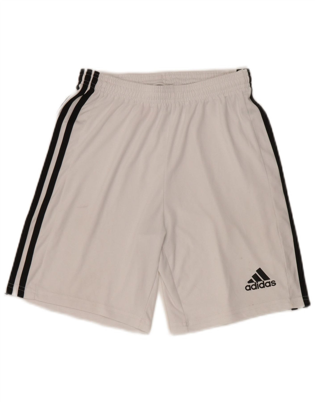Shorts esportivos ADIDAS Aeroready para meninos 15-16 anos branco poliéster