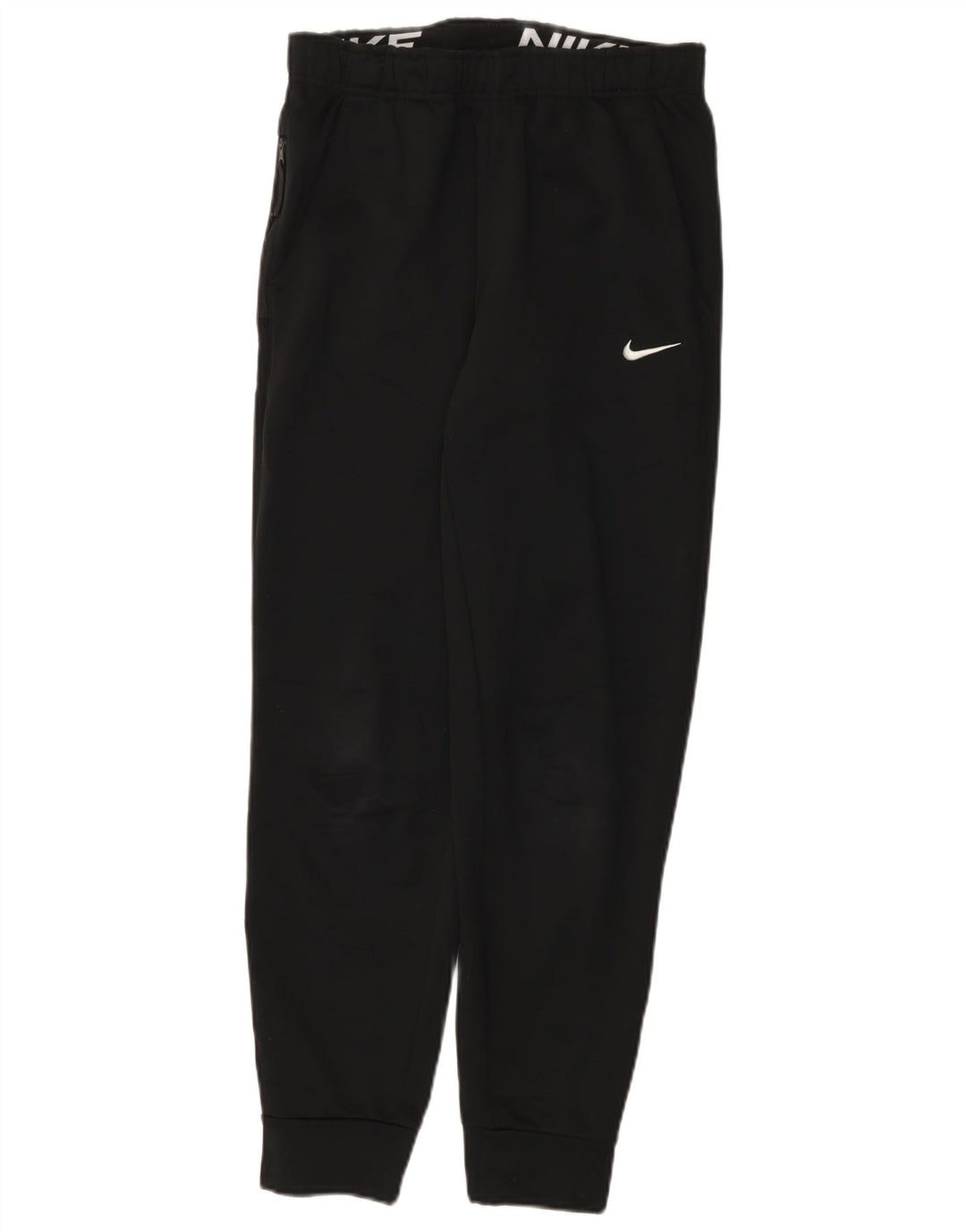 Calça de treino Nike masculina Therma-Fit joggers pequena preta de poliéster